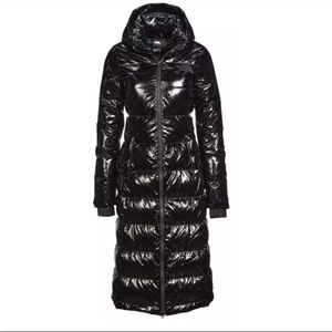 North Face Haxton Parka Long Puffer jacket shinny black